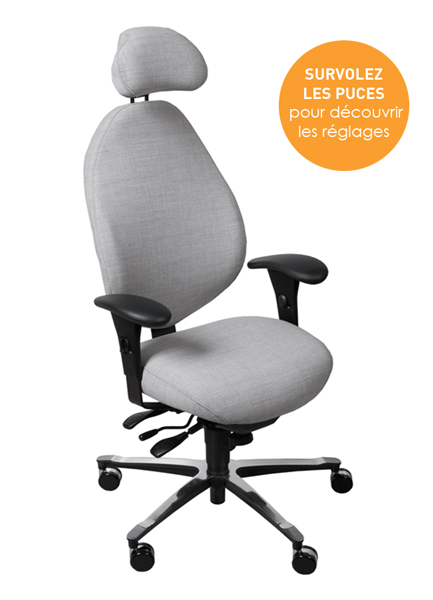 Siège ergonomique Relactive pour être assis confortablement au bureau