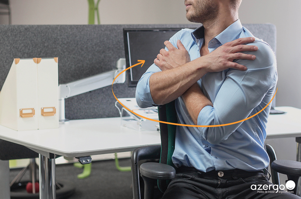 Bien s'étirer pour rester en forme au bureau