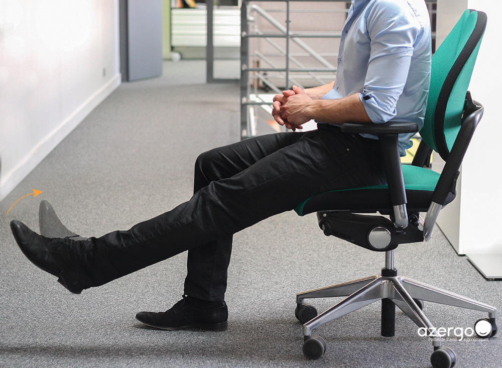 Comment étirer ses jambes au bureau