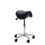 Chaise assis-debout Jumper pour les positions assis-debout en laboratoire, caisse, école