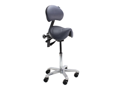 Chaise de travail - Tertiaire ou Industrie - Position assis-debout pour gagner en dynamisme et soulager les douleurs