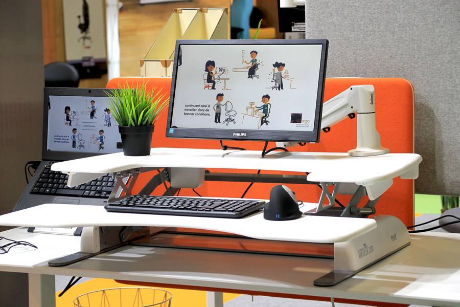 Plateformes de travail assis-debout - Alternance des postures