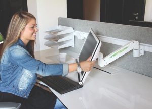 Bras support écran - Santé visuelle au travail