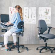 Support Selle - Posture assis-debout au travail - Professionnels de la santé