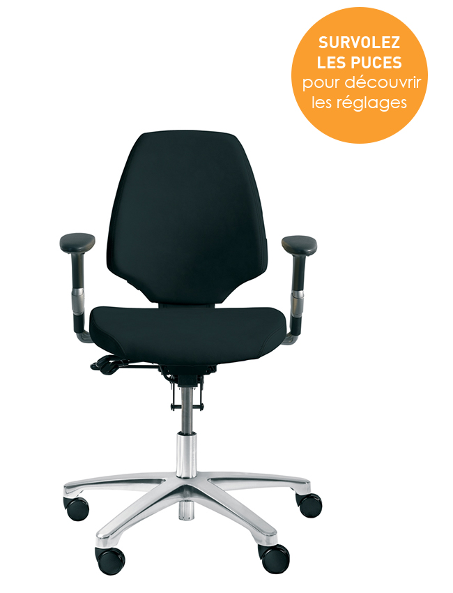 Bien régler sa chaise de bureau Activ 220 pour préserver sa santé au travail