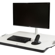 Plateforme Oploft : Travailler assis ou debout sur un ordinateur