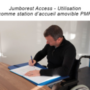 Jumborest Access - Station d'accueil bureau personnes à mobilité réduite